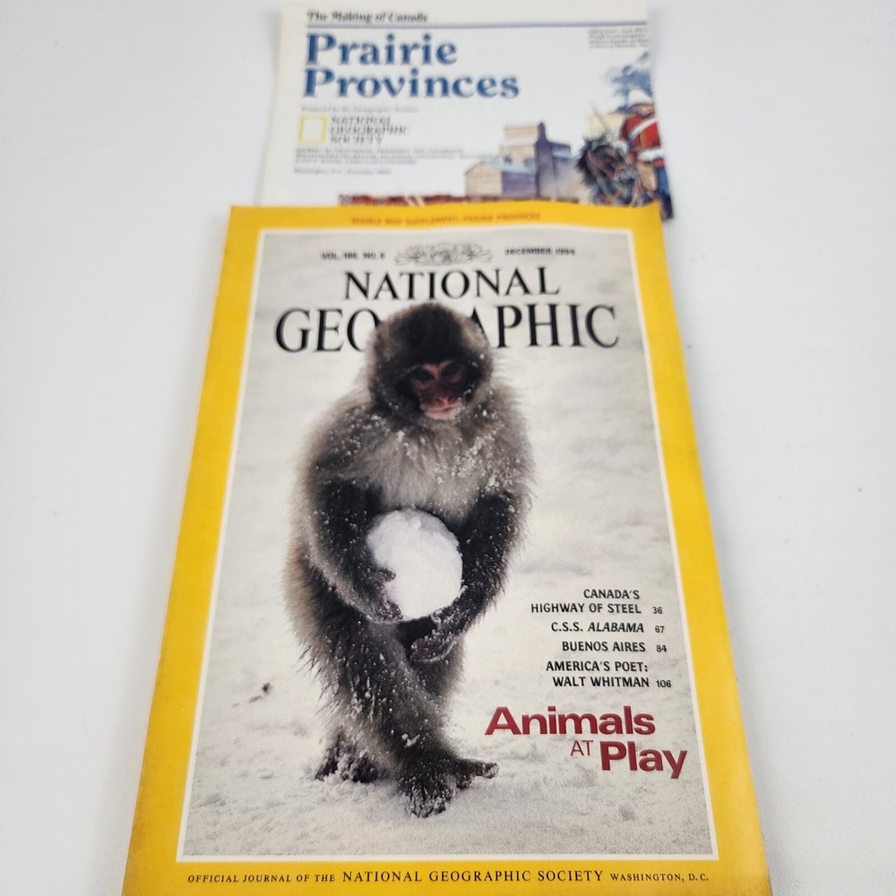 National Geographic Magazine December 1994 With Insert